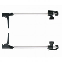 Polyplastic round window arm with screw lock 1 piece (different lengths)