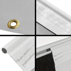 Protective skirt for caravans or motorhomes per metre, height 50 cm - Img 3