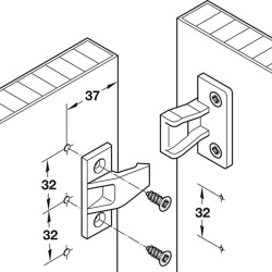 Recessed fixing device for furniture tops - Img 2
