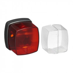 Red rear clearance lamp, Radex 912, 66 x 62 mm, 12V - 24V, E9 certification - Img 3