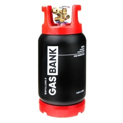 Refillable kevlar LPG tank with multivalve, 4.1 kg