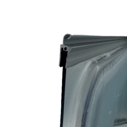 Replacement window pane with straight top edges and rounded bottom edges, GRI - Img 3
