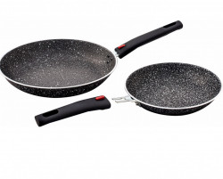 Set 2 tigai cu manere detasabile pentru camping - Img 1