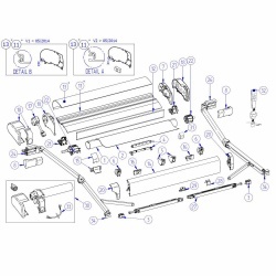 Set capace prindere braț articulat Thule pentru Omnistor 9200 (1500602449) - Img 2