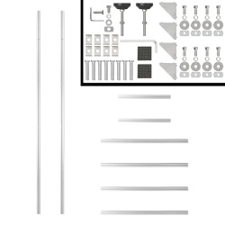 Set de extensie pentru rafturile din aluminiu - Img 4
