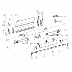 Set montaj Thule pentru Omnistor 5003/5200, lungime 3,5 m (1500601614) - Img 2