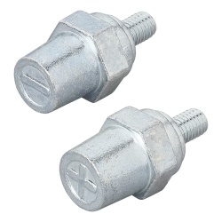 Set of zinc terminals for LiFePO4 batteries, M8 screw