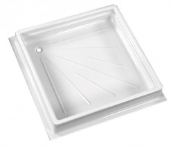 Shower bath 68 x 68 cm for caravans or motorhomes
