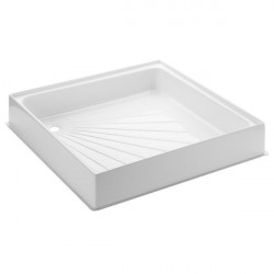 Shower tub 60 x 60 cm for caravans or motorhomes