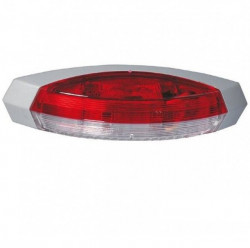 Side clearance lamp for caravans (122.2 x 39.2 mm)