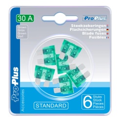 Sigurante 12V MINI, 6 buc, VERDE 30A