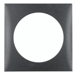 Single frame for Berker Integro system, BLACK ANTHRACITE