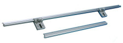 Sliding table rail for table clamping