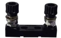 Socket for ME type laminar fuses up to 80V and 250 A