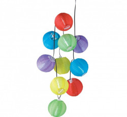 Solar-charged LED garland