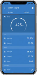 Solar charger 12/24/48V Victron Energy SmartSolar MPPT 100/20, 20A - Img 2