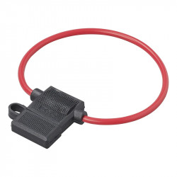 Standard fuse holder with cable Ø 2mm, 25cm included - Img 3