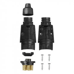 Stecher 7-pin plastic for cable mounting, ABS, 12V - Img 4