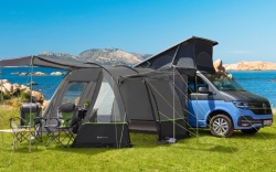 Touring side tent for minibus, 315 cm x 345 cm, installation height 180 - 220 cm