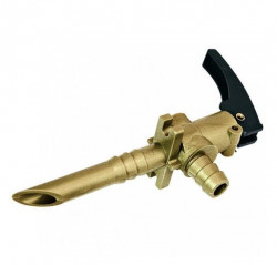 Universal water outlet tap with 1 inlet for 10 or 12 mm hose