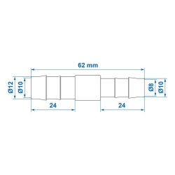 12/10 mm water hose reducer  - Img 3