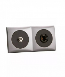 12V car cigarette lighter socket for the Berker Integro system, ANTHRACIT - Img 2