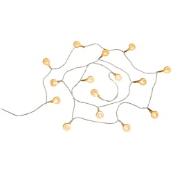 15 LED battery-operated garland light, ALBA light