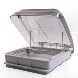 40 x 40 Freucamp / Sanjo hatch with transparent cover, retractable blind and mosquito net