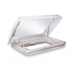 50 x 70 cm Dometic Midi Heki 2 roof hatch with blind and retractable mosquito net, operated by a lever - Img 2