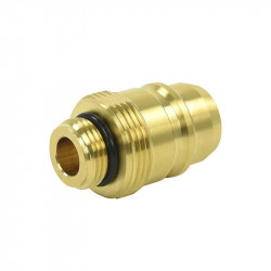 Adaptor Spain, Portugal (Euronozzle) for camping LPG cylinder refuelling (thread 22mm right) - Img 2
