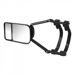 Additional side mirror extension "Duo" 18 x 12 cm high with convex mirror for blind spot