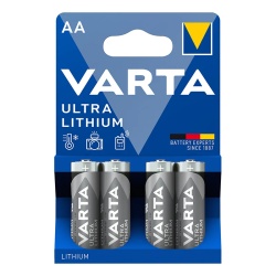 Baterie VARTA ULTRA LITHIUM, AA, 1.5V, 4 buc