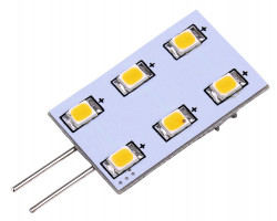 Bec 6 LED, 90 lumen, G4