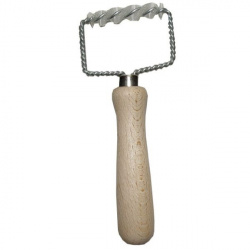 Brush for cleaning caravan rails