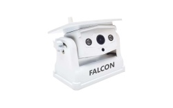 Cameră suplimentară wireless Falcon cu panou solar pentru sistemul cu cameră magnetică FN-MWCS7-R, alb