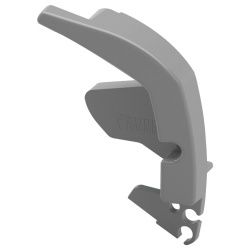 Capac profil frontal stânga, titan, pentru marchiza Fiamma F80 S