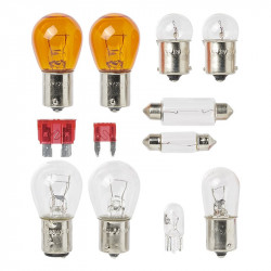 Car spare bulbs set