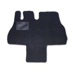 Carpeted floor mat for Fiat Ducato X230 cab hardened in the wear area