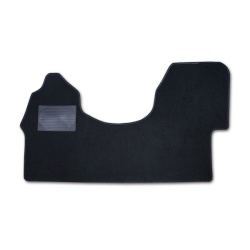 Carpeted floor mat for Mercedes Sprinter 2006 - 2014, hardened in the wear area