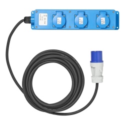 CEE extension cable with 3 Schuko sockets, length 10 m, cable 3 × 1.5 mm² - Img 10