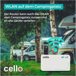 Cello C160 5G travel router with Wi-Fi 6, eSIM and a 4,000 mAh battery, 12V - Img 9