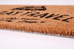 Coconut fibre entrance mat "Holiday travel", 50 x 25 cm - Img 2