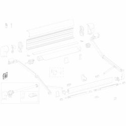 Comutator basculant 230 V Thule pentru Omnistor 8000/9200 (1500603578)