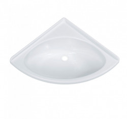 Corner bathroom sink 34.5 x 34.5 cm