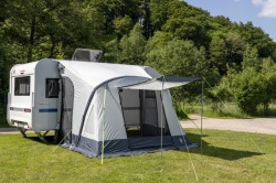 Cort gonflabil pentru rulota One Beam Air, lungime 260 cm, inclusiv fusta rulota - Img 5