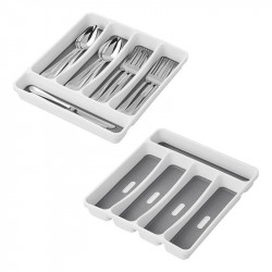 Cutlery tray with non-slip insert 32.5 x 28.5 x 4.5 cm - Img 3