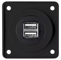 Dual USB 2 x 5V/2.5A socket for Berker Integro system