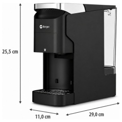 Espressor Berger Camp & Brew 3 în 1, pentru capsule sau cafea măcinată, 1400 W - Img 2