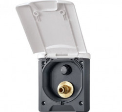 External shower connection with Gardena-type plug and magnetic locking cover - Img 2