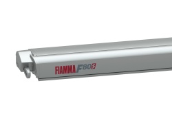 Fiamma F80 roof awning, TITANIUM cassette model for campervans, caravans and motorhomes